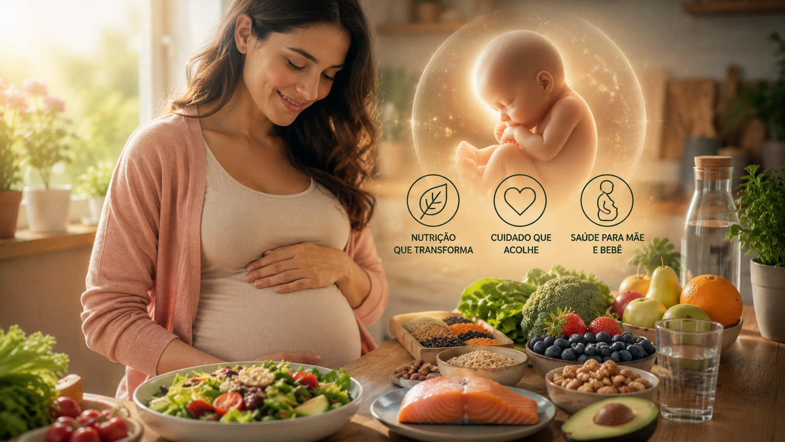 Alimentação na Gestação: O que Comer, Evitar e Como Cuidar de Você e do Seu Bebê Desde o Início