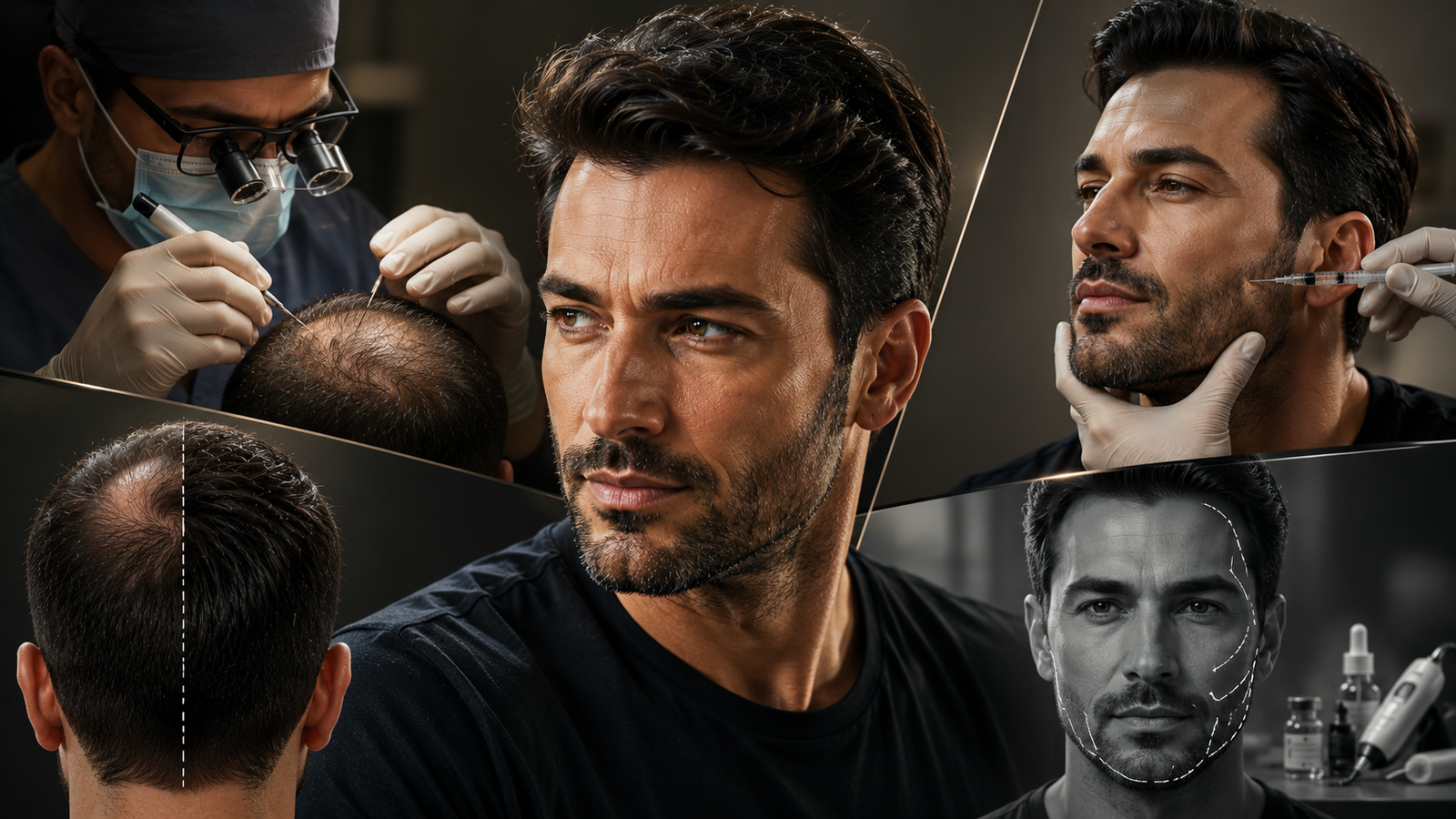 Estética Masculina: Implante Capilar, Harmonização Facial e Procedimentos com Propósito e Responsabilidade.